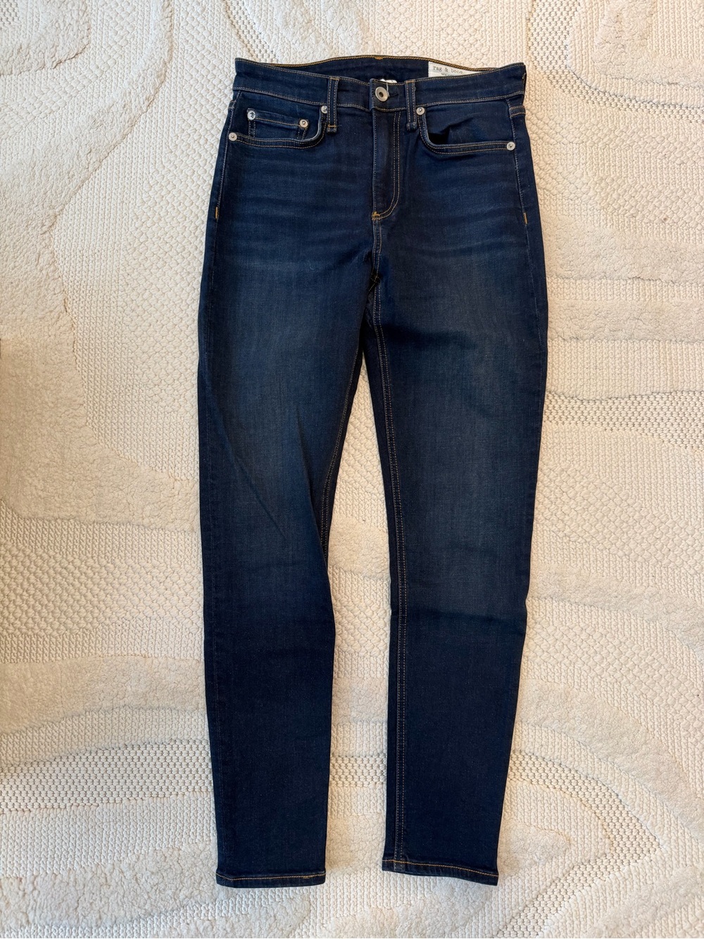 rag & bone Nina high rise ankle skinny jeans in 25
